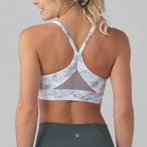lululemon | Train Times Bra | size 8 | Breeze By White Light Cast